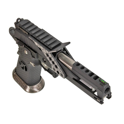 AW CUSTOM 6インチ HX2202モデル ハイキャパ 5.1 ガスブローバック スコープマウント付 (ブラック)-AIRSOFT GOGO エアガン・サバゲー用品通販