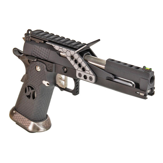 AW CUSTOM 6インチ HX2202モデル ハイキャパ 5.1 ガスブローバック スコープマウント付 (ブラック)-AIRSOFT GOGO エアガン・サバゲー用品通販