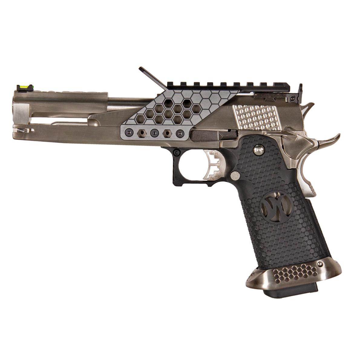 AW CUSTOM 6インチ HX2202モデル ハイキャパ 5.1 ガスブローバック スコープマウント付 (シルバー)-AIRSOFT GOGO エアガン・サバゲー用品通販
