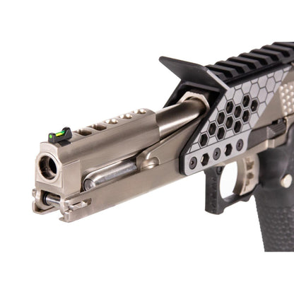 AW CUSTOM 6インチ HX2202モデル ハイキャパ 5.1 ガスブローバック スコープマウント付 (シルバー)-AIRSOFT GOGO エアガン・サバゲー用品通販