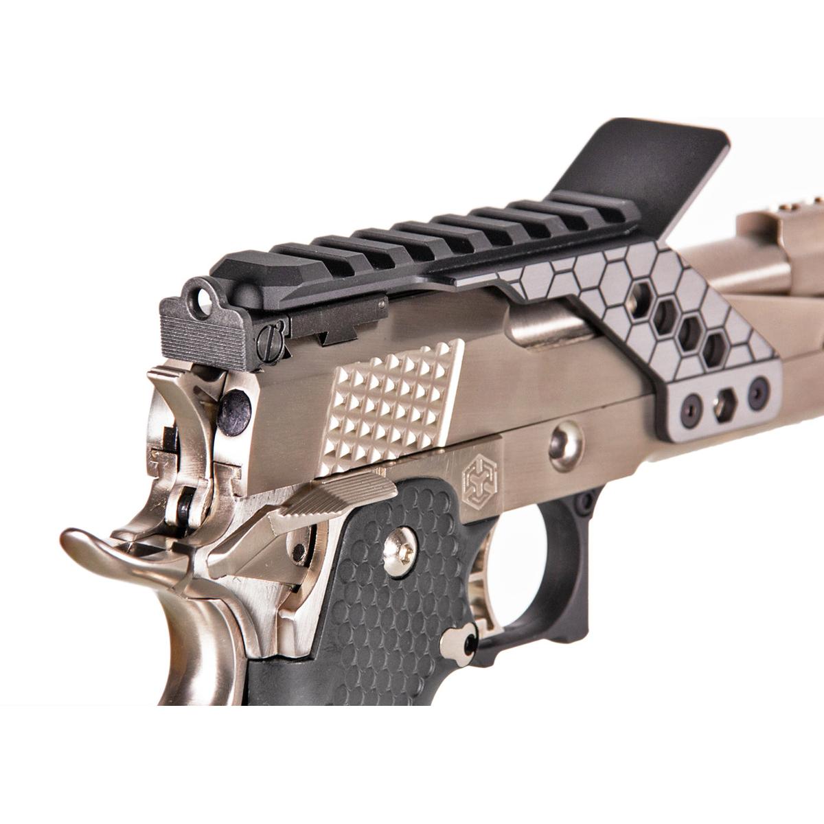 AW CUSTOM 6インチ HX2202モデル ハイキャパ 5.1 ガスブローバック スコープマウント付 (シルバー)-AIRSOFT GOGO エアガン・サバゲー用品通販