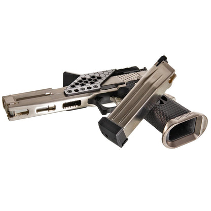 AW CUSTOM 6インチ HX2202モデル ハイキャパ 5.1 ガスブローバック スコープマウント付 (シルバー)-AIRSOFT GOGO エアガン・サバゲー用品通販