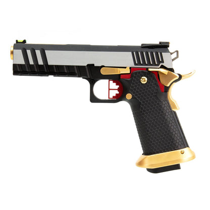 AW CUSTOM ハイキャパ 5.1 ガスブローバック (色：黒/ 銀/ 金 )-AIRSOFT GOGO エアガン・サバゲー用品通販
