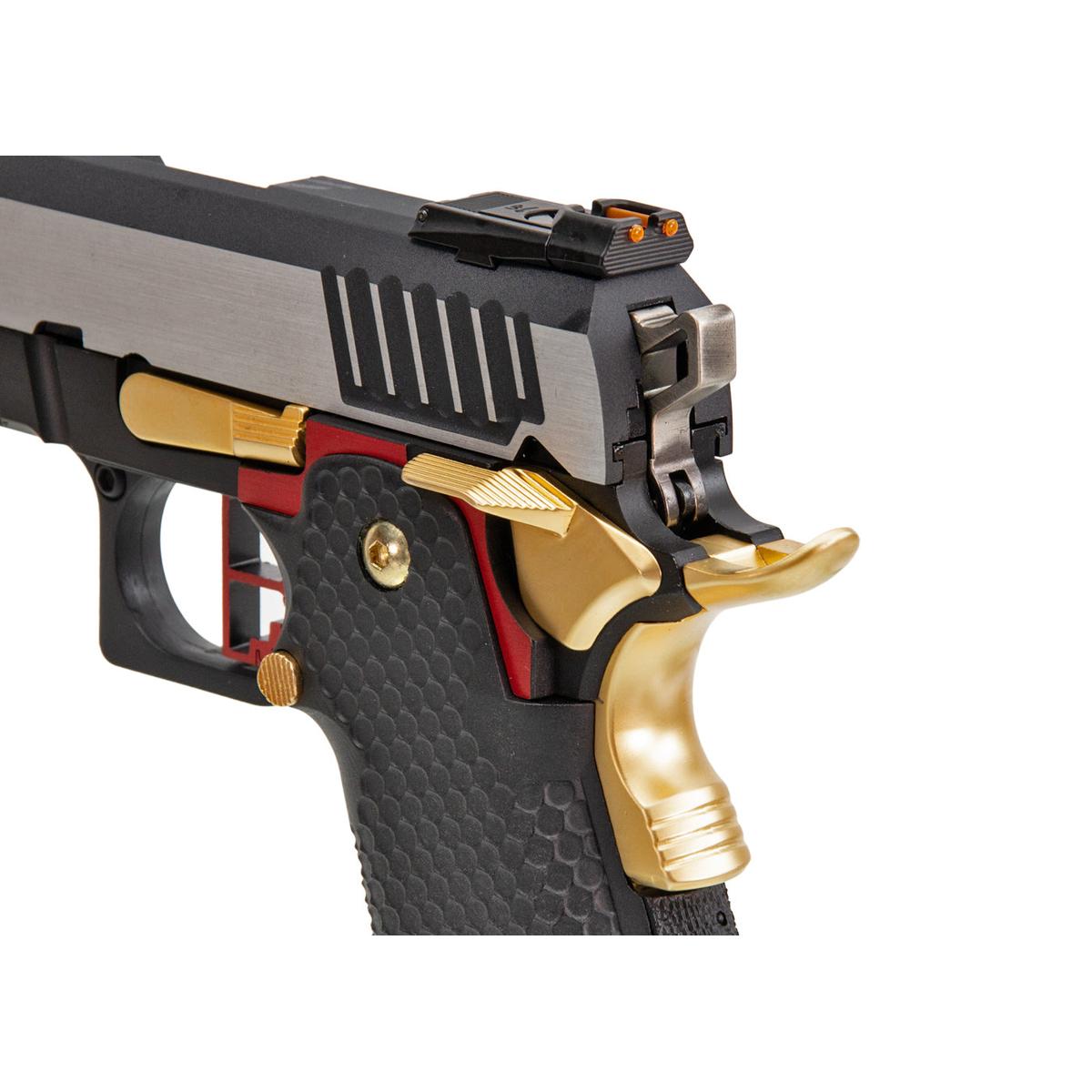 AW CUSTOM ハイキャパ 5.1 ガスブローバック (色：黒/ 銀/ 金 )-AIRSOFT GOGO エアガン・サバゲー用品通販