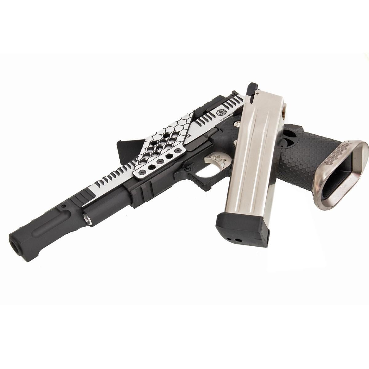 AW CUSTOM HX2401モデル 「風之魂」 ガスブローバック スコープマウント付 (シルバー)-AIRSOFT GOGO エアガン・サバゲー用品通販