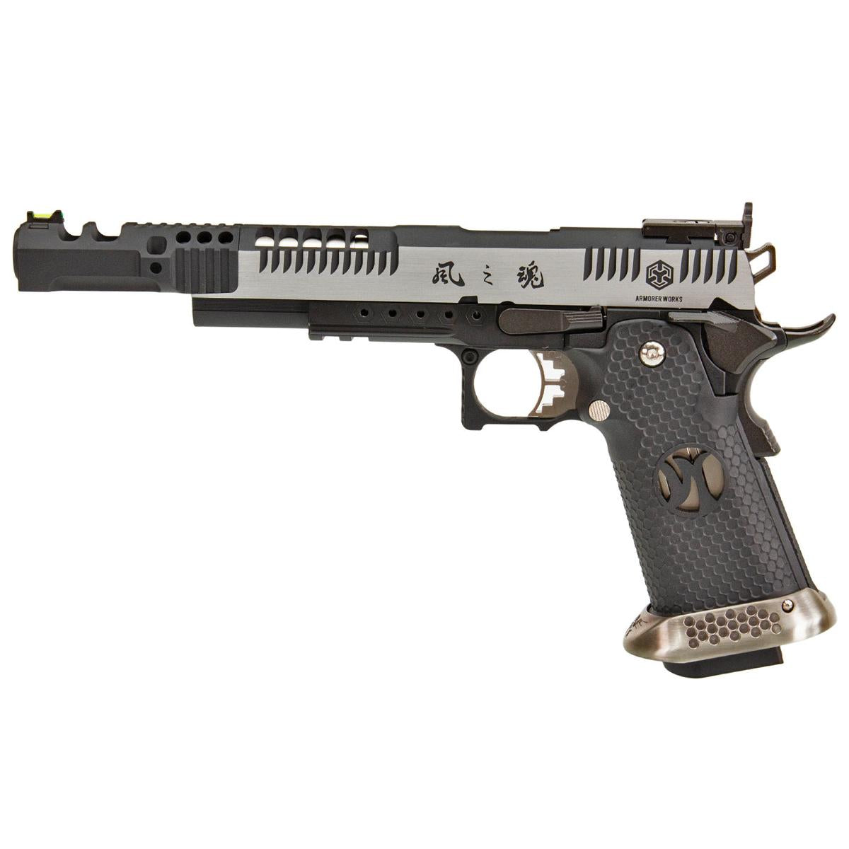 AW CUSTOM HX2401モデル 「風之魂」 ガスブローバック スコープマウント付 (シルバー)-AIRSOFT GOGO エアガン・サバゲー用品通販