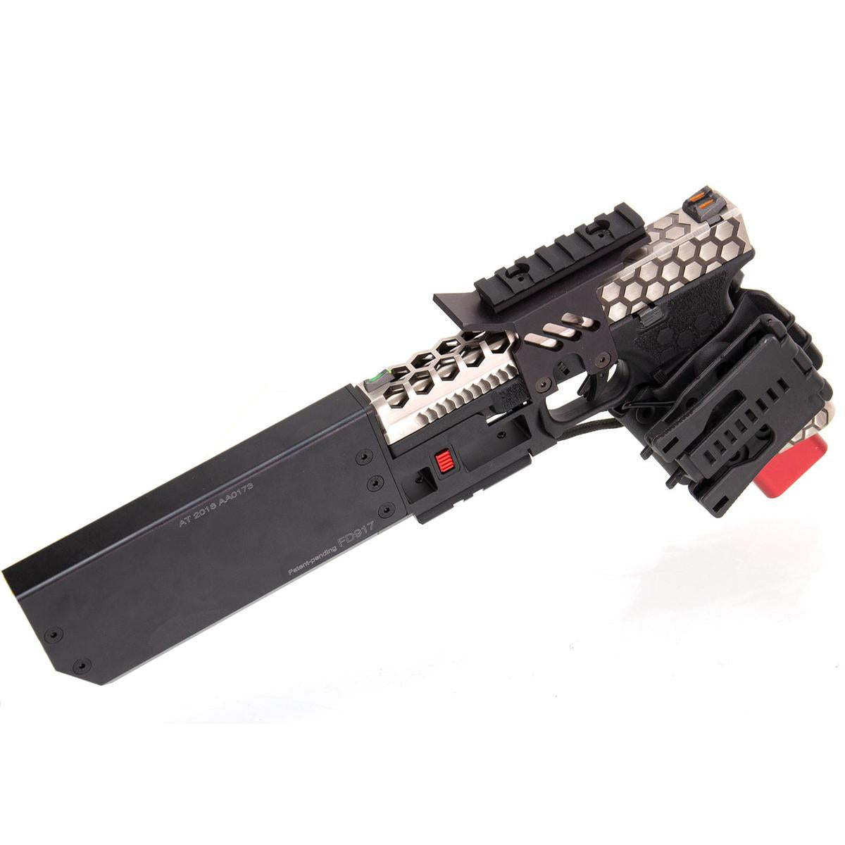AW CUSTOMのカスタム HEXカット G17 GBB ガスブローバック (スピード ホルスター付き)-AIRSOFT GOGO エアガン・サバゲー用品通販