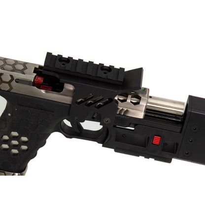 AW CUSTOMのカスタム HEXカット G17 GBB ガスブローバック (スピード ホルスター付き)-AIRSOFT GOGO エアガン・サバゲー用品通販