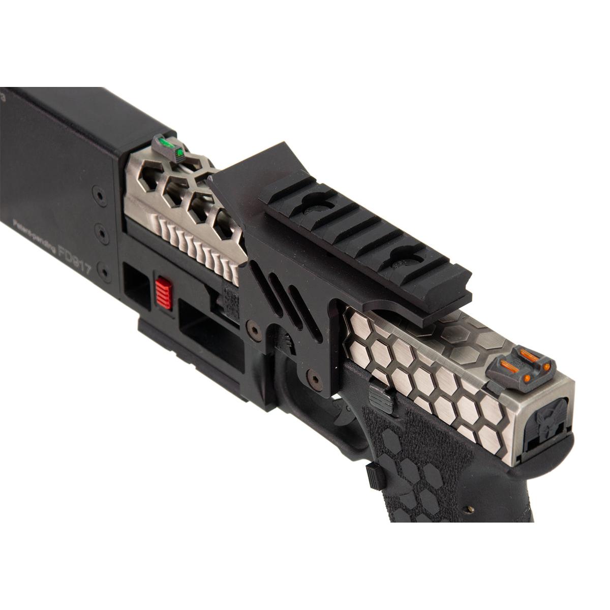 AW CUSTOMのカスタム HEXカット G17 GBB ガスブローバック (スピード ホルスター付き)-AIRSOFT GOGO エアガン・サバゲー用品通販