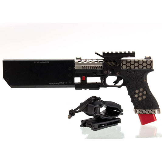 AW CUSTOMのカスタム HEXカット G17 GBB ガスブローバック (スピード ホルスター付き)-AIRSOFT GOGO エアガン・サバゲー用品通販