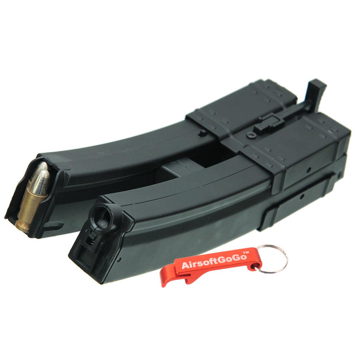 BattleAxe MP5用 650連電動給弾式ダブルマガジン-AIRSOFT GOGO エアガン・サバゲー用品通販