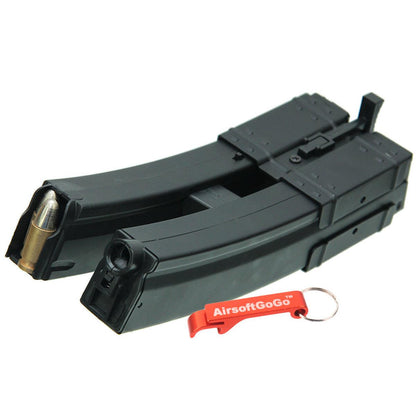 BattleAxe MP5用 650連電動給弾式ダブルマガジン-AIRSOFT GOGO エアガン・サバゲー用品通販
