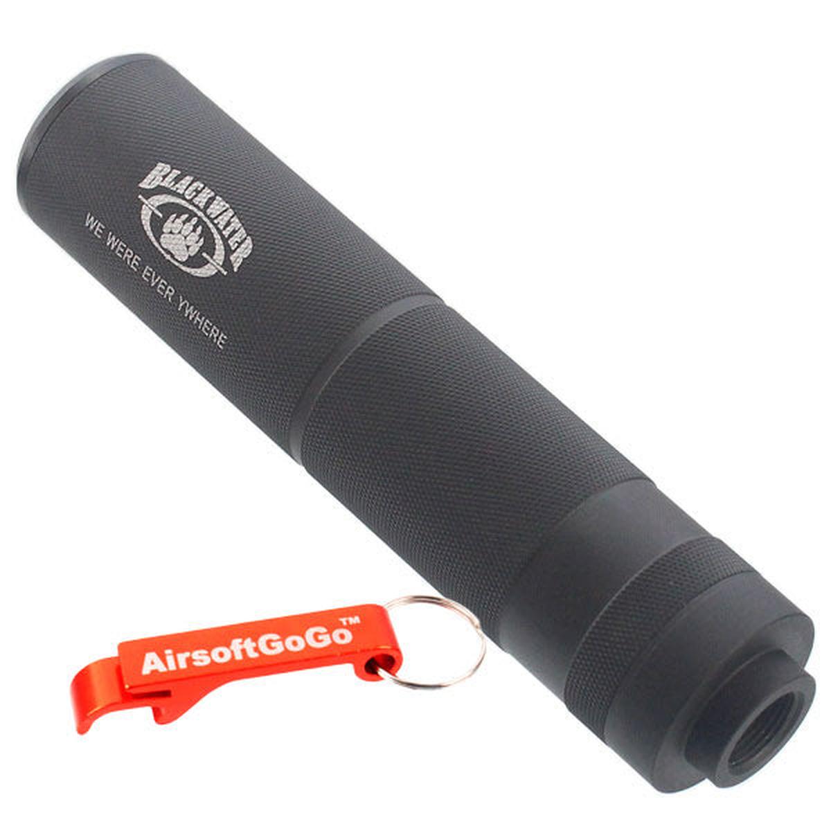 「BLACKWATER」 14mm逆ネジアウターバレル対応サプレッサー 電動ガン・ガスブローバックライフル用-AIRSOFT GOGO エアガン・サバゲー用品通販