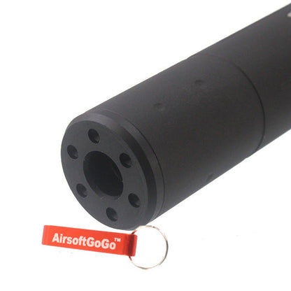 「BLACKWATER」タイプ 14mm逆ネジアウターバレル対応サプレッサー (直径30 X 全長190mm)-AIRSOFT GOGO エアガン・サバゲー用品通販