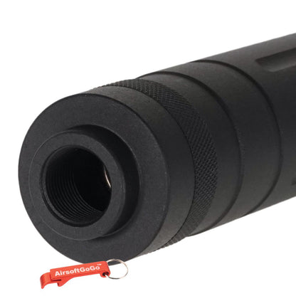BW Aタイプ 155mm サプレッサー (14mm逆ネジ ) 電動ガン用 (ブラックカラー)-AIRSOFT GOGO エアガン・サバゲー用品通販