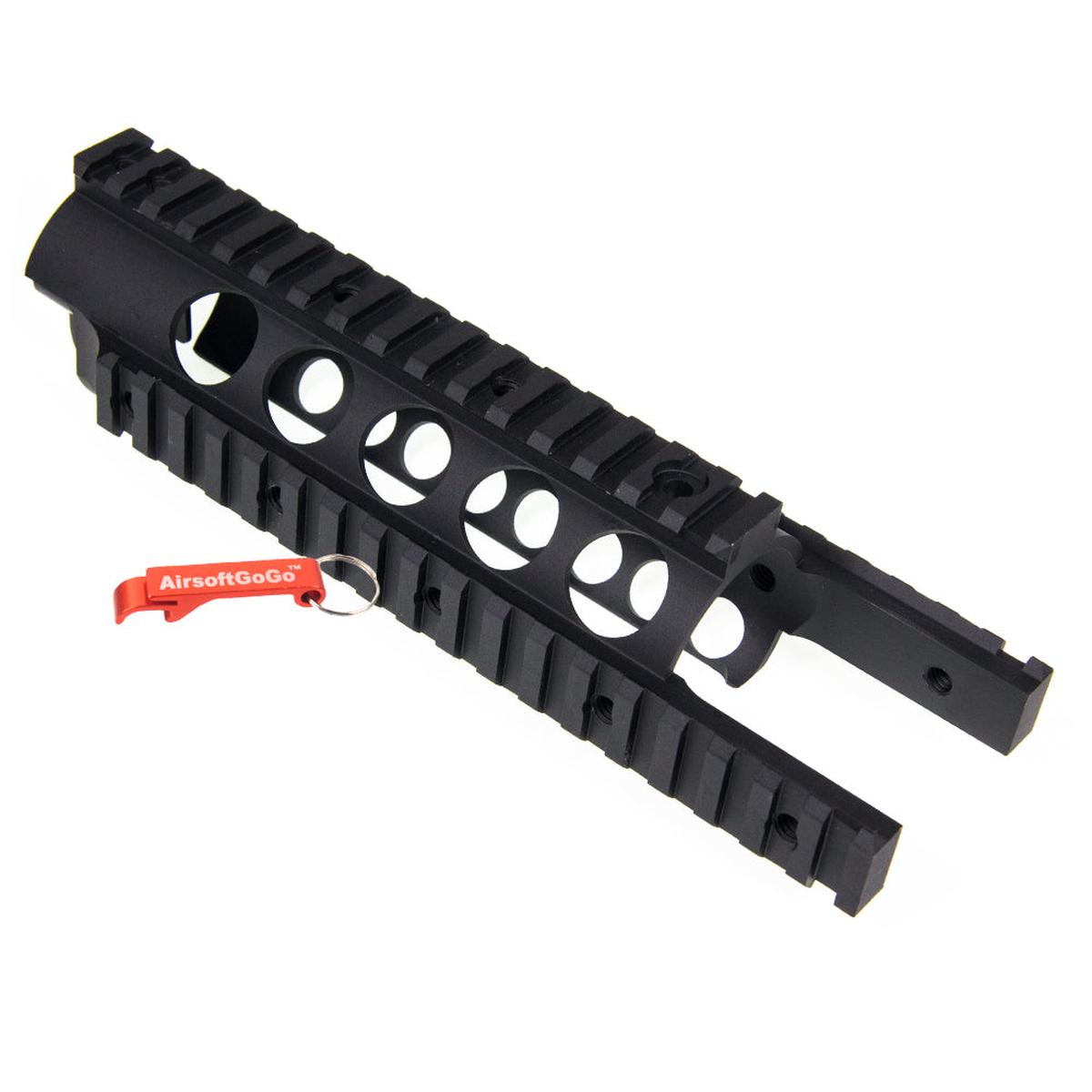 Classic Army MP5 / MC51シリーズ用220mm メタルレール-AIRSOFT GOGO エアガン・サバゲー用品通販