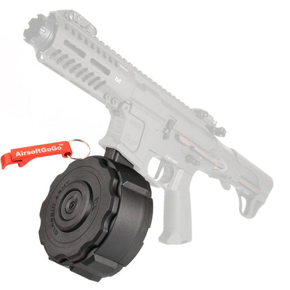 Classic Army NEMESIS X9 / G&G ARP9共用 1200連電動給弾ドラムマガジン-AIRSOFT GOGO エアガン・サバゲー用品通販