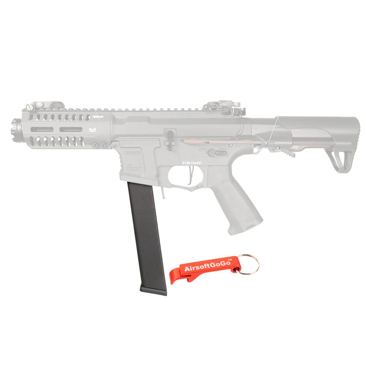 Classic Army NEMESIS X9 / G&G ARP9共用 120連マガジン (ブラック)-AIRSOFT GOGO エアガン・サバゲー用品通販