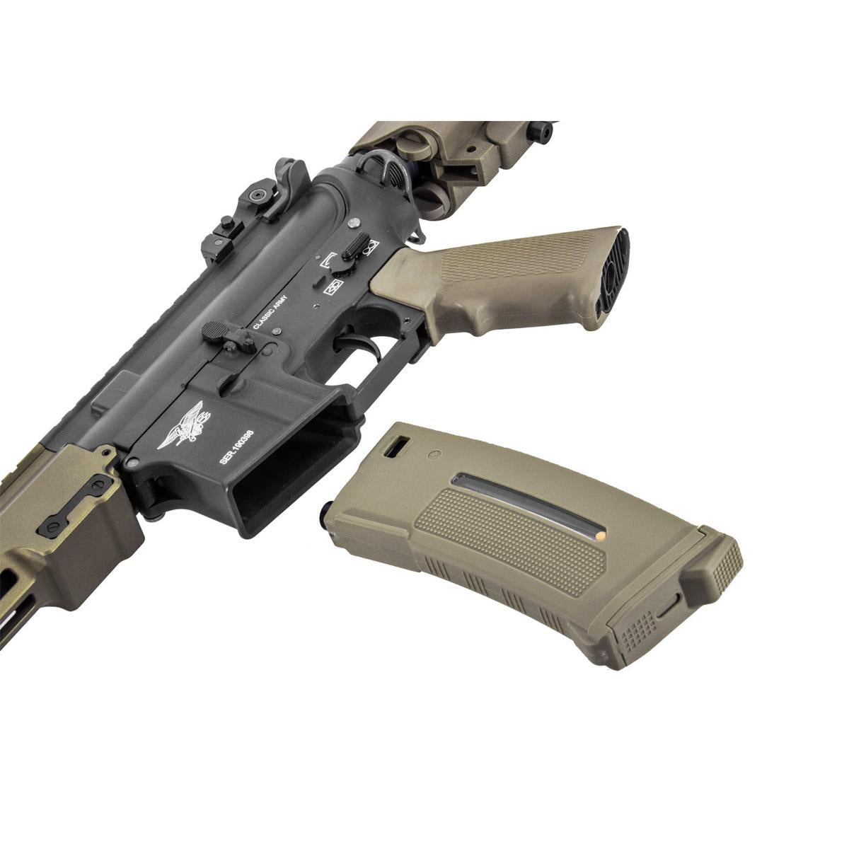 Classic Army PTS x Classic Army MK16 AEG (ダークブラウン)-AIRSOFT GOGO エアガン・サバゲー用品通販