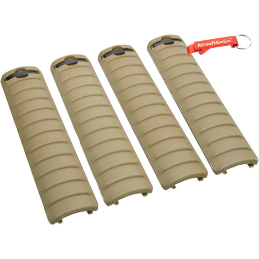 Classic Army RAS & RISレール用レールパネルセット (サンドカラー)-AIRSOFT GOGO エアガン・サバゲー用品通販