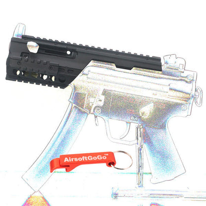 CNC アルミニウムフルMP5K/PDW/MOD5Kレールシステム-AIRSOFT GOGO エアガン・サバゲー用品通販