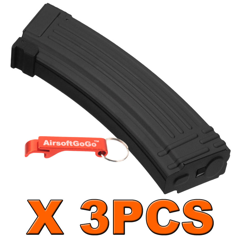 Marui 140 round magazine for AK74/AK47/AK series electric gun (3 pieces)