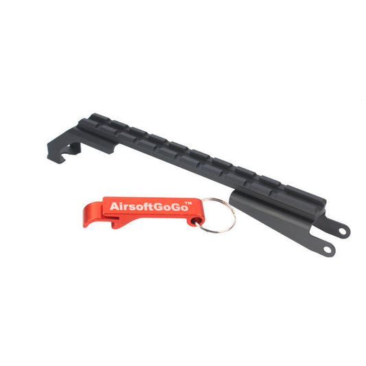 CYMA 電動ガンAKシリーズ用 タクティカル 8インチ トップレイル スコープマウント-AIRSOFT GOGO エアガン・サバゲー用品通販