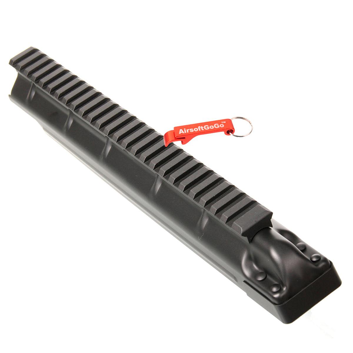 CYMA 電動ガンSVDシリーズ用 金属製 20mmレール付トップカバー (ブラック)-AIRSOFT GOGO エアガン・サバゲー用品通販