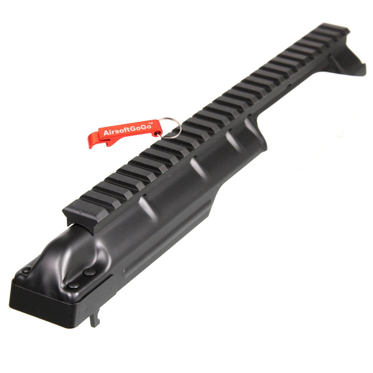 CYMA 電動ガンSVDシリーズ用 金属製 20mmレール付トップカバー (ブラック)-AIRSOFT GOGO エアガン・サバゲー用品通販