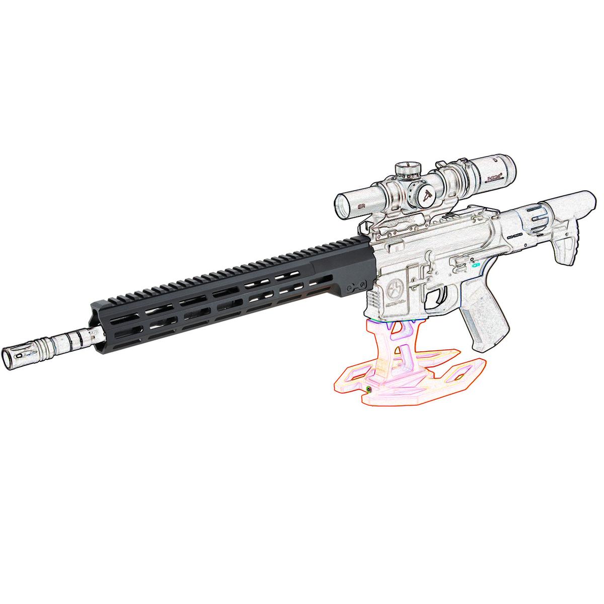 CYMA MK16 13.5インチ ハンドガード AEG専用（ブラック）-AIRSOFT GOGO エアガン・サバゲー用品通販