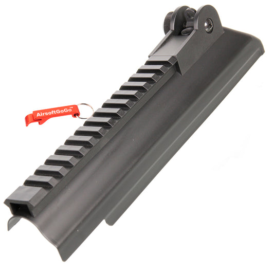CYMA Spetsnaz電動ガンAK47 / AK74用 金属製 20mmレール付トップカバー (ブラック)-AIRSOFT GOGO エアガン・サバゲー用品通販