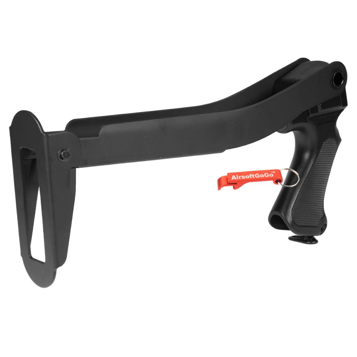 CYMA製 CM352 タイプ M870 用 グリップ ＆ フォールディングストック (ブラックカラー)-AIRSOFT GOGO エアガン・サバゲー用品通販