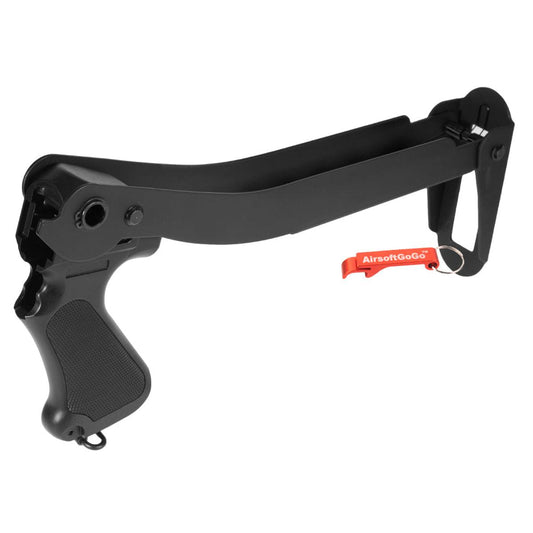 CYMA製 CM352 タイプ M870 用 グリップ ＆ フォールディングストック (ブラックカラー)-AIRSOFT GOGO エアガン・サバゲー用品通販