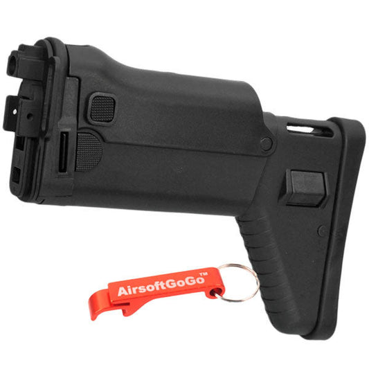 D-BOYS / Cyber Gun 電動ガン (ブラック)用SCAR-H サイド折りたたみストック-AIRSOFT GOGO エアガン・サバゲー用品通販