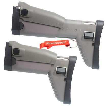 D-BOYS(Gen 3) / CyberGun MK16 MK17 電動ガン 用D-Boys SCAR サイド折りたたみストック-AIRSOFT GOGO エアガン・サバゲー用品通販
