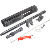 Marui, G&amp;P, CYMA, Cyber ​​gun M4 / M16 / SR16 / SR25 / HK416 Rail hand guard front kit set for electric gun