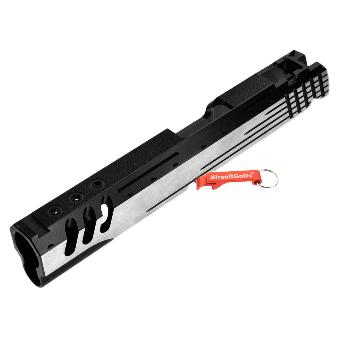 DEEP FIRE BUBO SCANDIACUS メタル5.1インチ カスタムスライド&フレームセット マルイハイキャパ5.1用-AIRSOFT GOGO エアガン・サバゲー用品通販