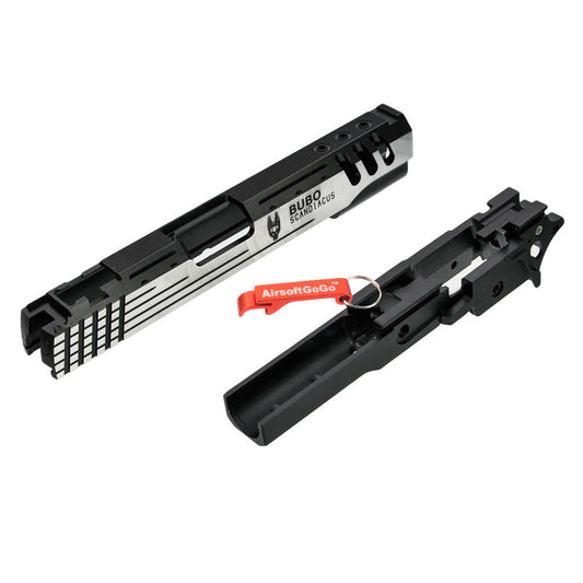 DEEP FIRE BUBO SCANDIACUS メタル5.1インチ カスタムスライド&フレームセット マルイハイキャパ5.1用-AIRSOFT GOGO エアガン・サバゲー用品通販