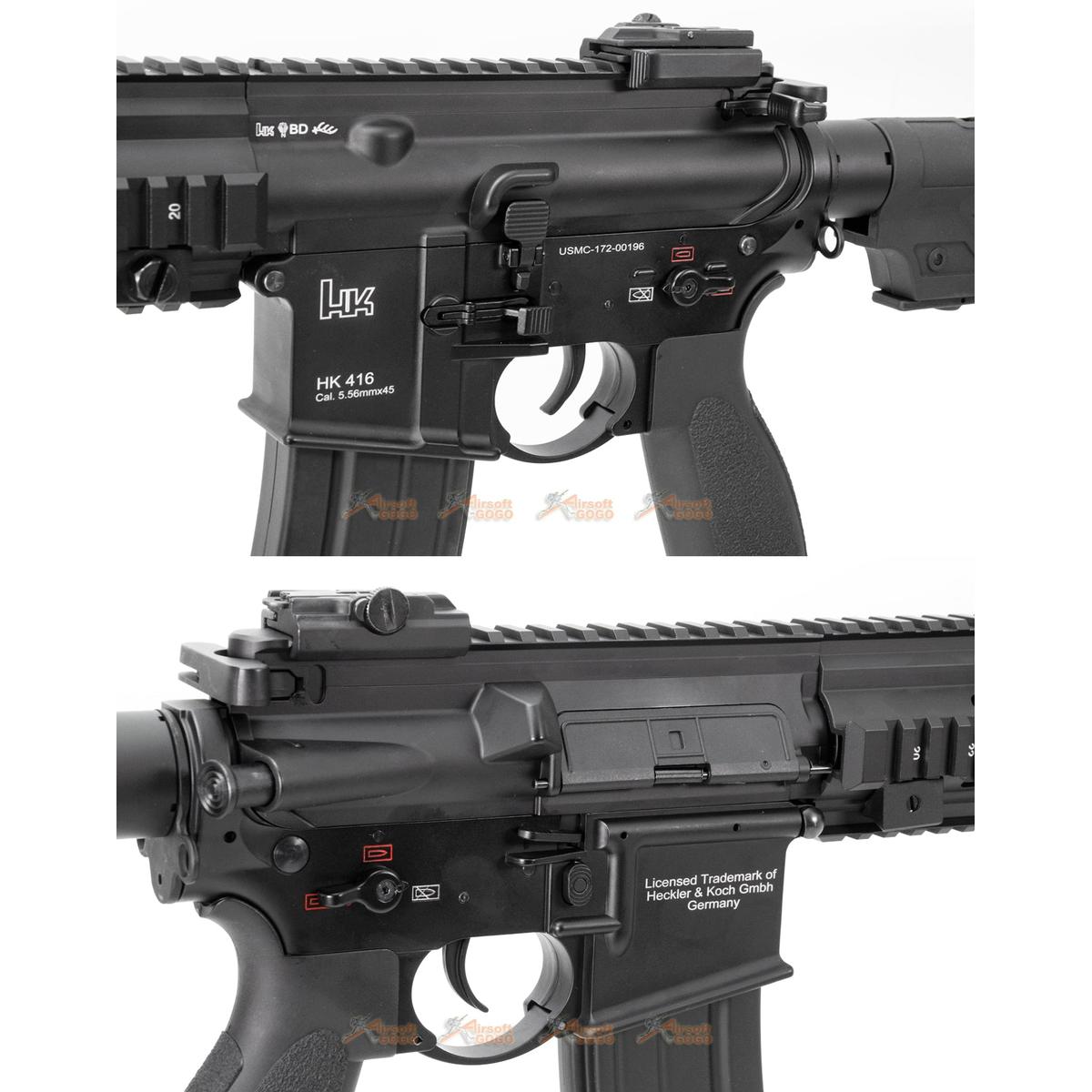 E&C 電動ガン HK416A5 (EC-111) - ブラック-AIRSOFT GOGO エアガン・サバゲー用品通販