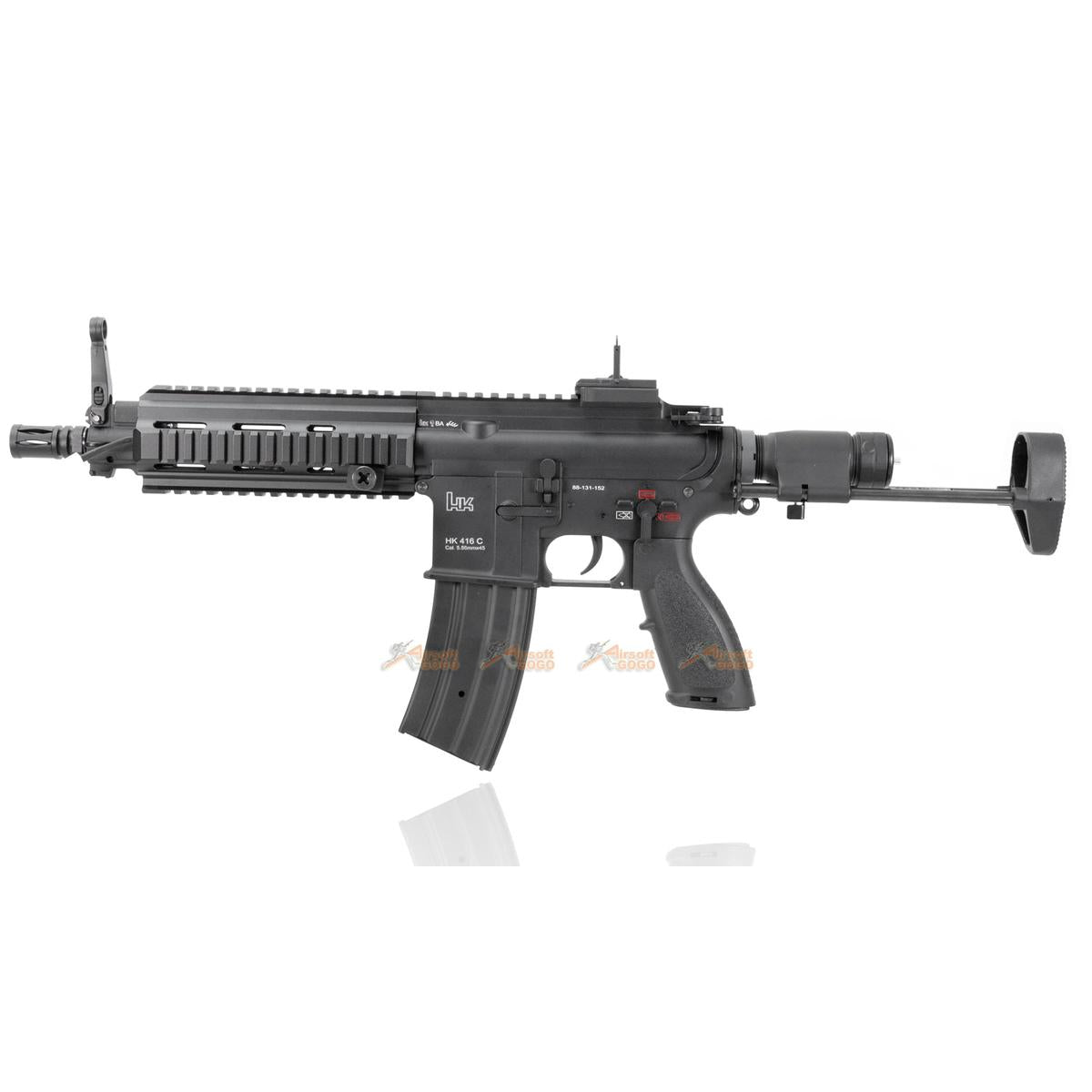 E&C 電動ガン HK416C (EC-101) - ブラック-AIRSOFT GOGO エアガン・サバゲー用品通販
