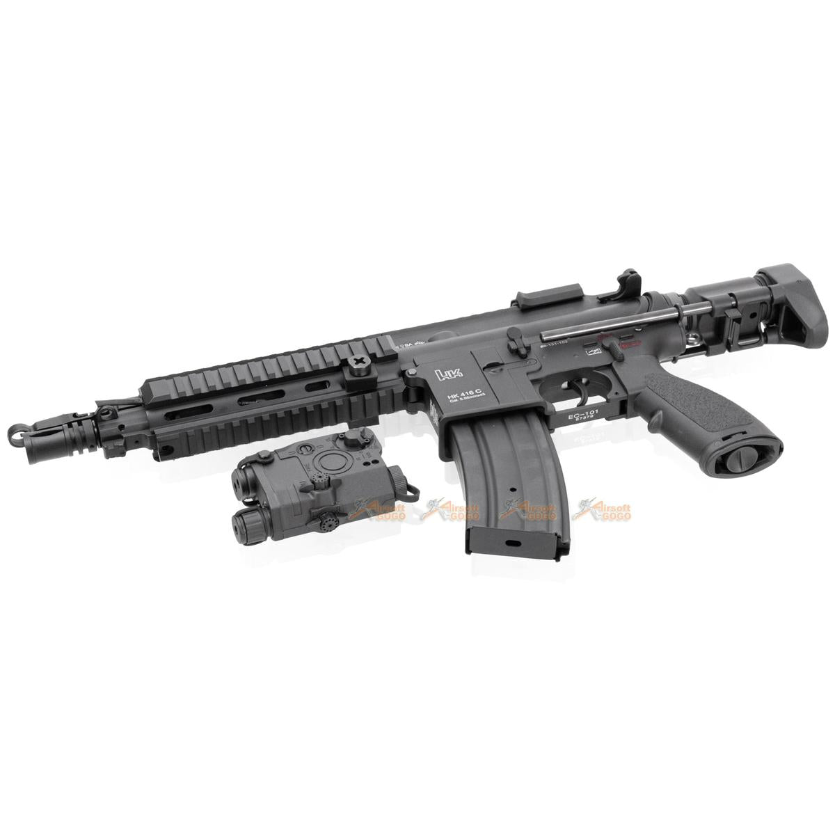 E&C 電動ガン HK416C (EC-101) - ブラック-AIRSOFT GOGO エアガン・サバゲー用品通販