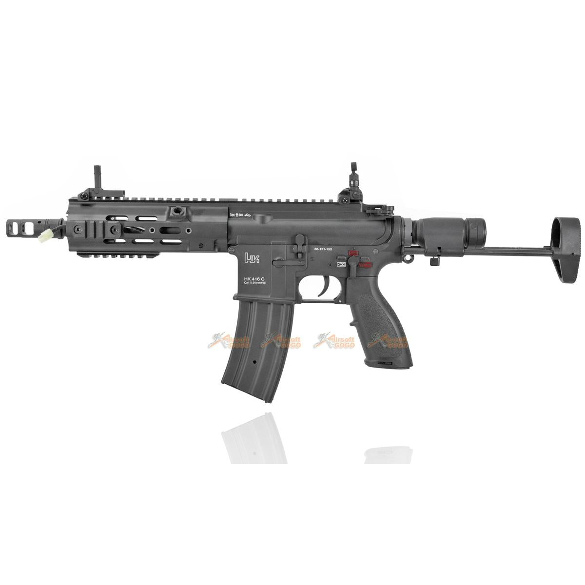 E&C 電動ガン HK416C (EC-104) - ブラック-AIRSOFT GOGO エアガン・サバゲー用品通販