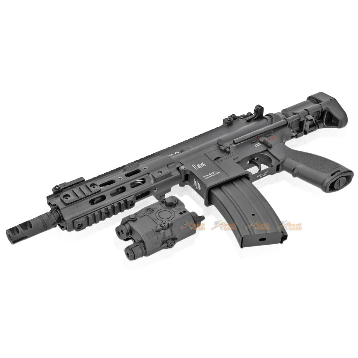 E&C 電動ガン HK416C (EC-104) - ブラック-AIRSOFT GOGO エアガン・サバゲー用品通販