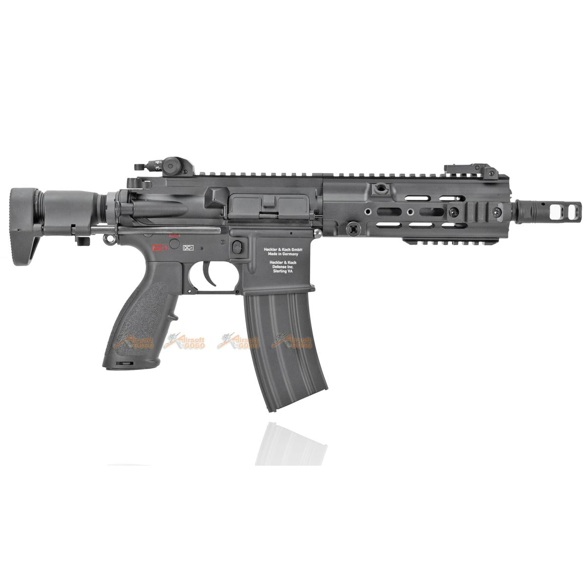 E&C 電動ガン HK416C (EC-104) - ブラック-AIRSOFT GOGO エアガン・サバゲー用品通販