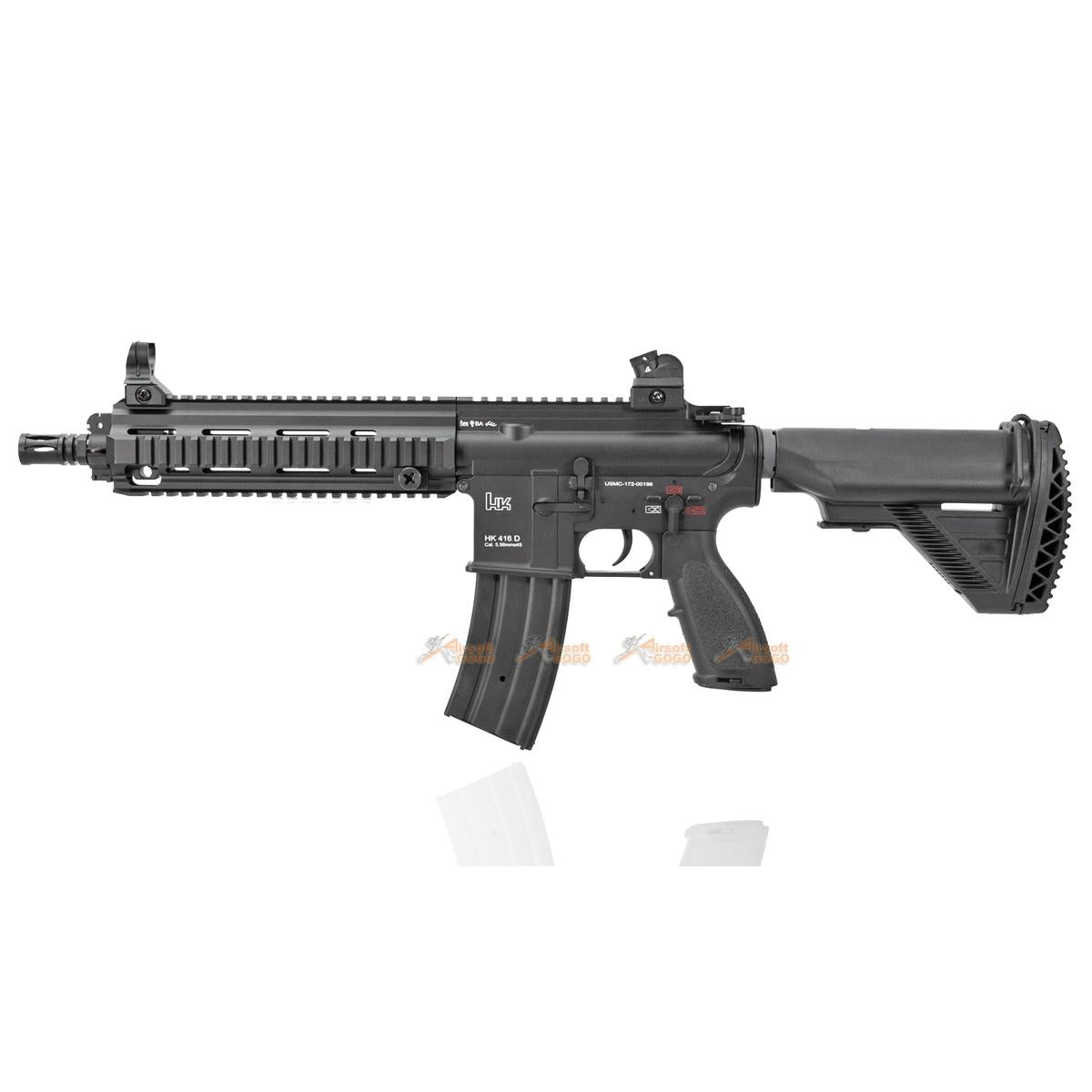 E&C 電動ガン HK416D (EC-102) - ブラック-AIRSOFT GOGO エアガン・サバゲー用品通販