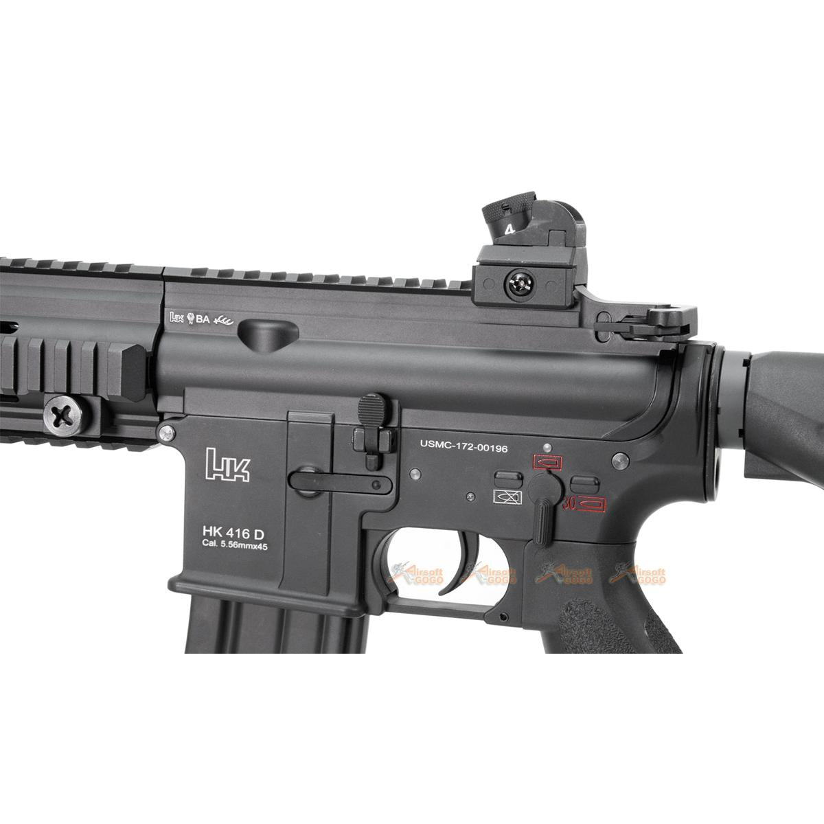 E&C 電動ガン HK416D (EC-102) - ブラック-AIRSOFT GOGO エアガン・サバゲー用品通販