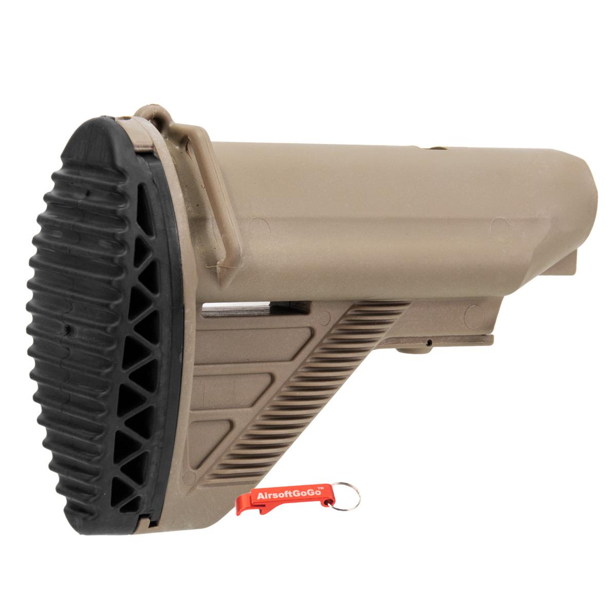 E&C製 416タイプ クレーンストック 電動ガン M4対応 (ダークアース色）-AIRSOFT GOGO エアガン・サバゲー用品通販
