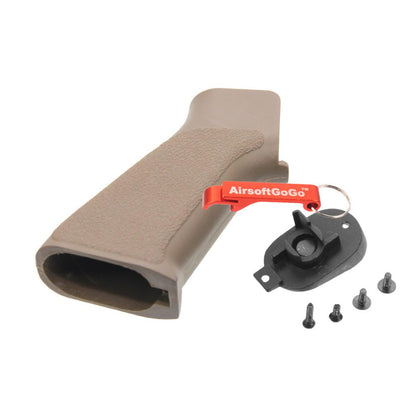 E&C製グリップ 電動ガン 416シリーズ用 (ダークアース色）-AIRSOFT GOGO エアガン・サバゲー用品通販