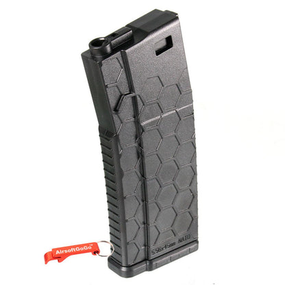 ECO 電動ガンM4用 Hexmag 120連マガジン (5本入り、ブラック)-AIRSOFT GOGO エアガン・サバゲー用品通販