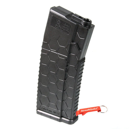 ECO 電動ガンM4用 Hexmag 120連マガジン (5本入り、ブラック)-AIRSOFT GOGO エアガン・サバゲー用品通販